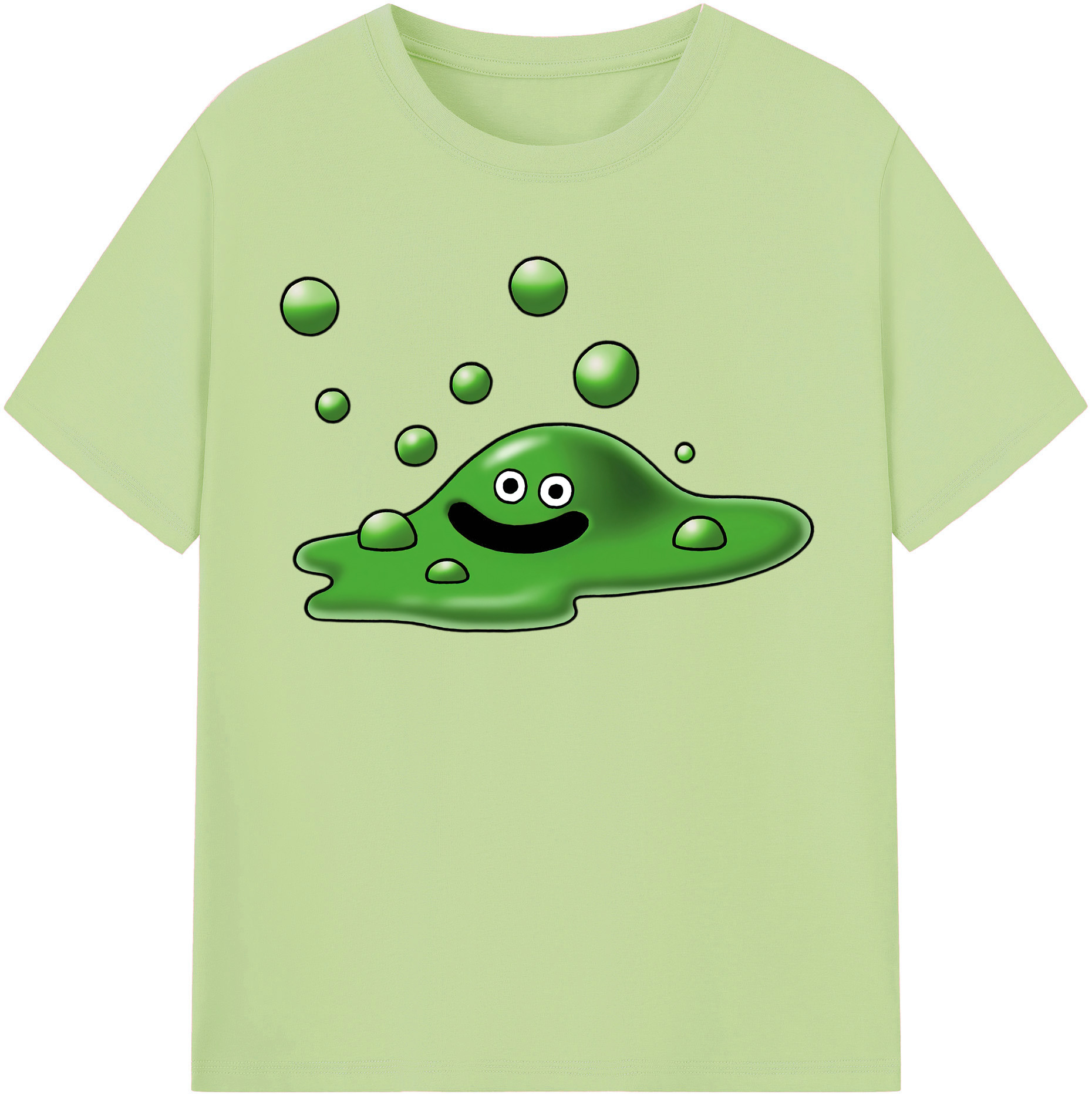 （画像用） ドラゴンクエスト Doragon Kuesuto Dragon Quest 綿100％半袖Tシャツ（フロントプリント）